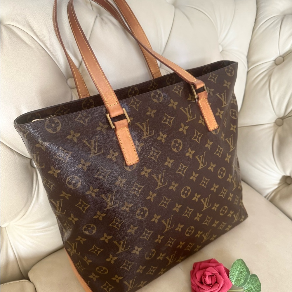 SOLD - 💎 Authentic Louis Vuitton Cabas Mezzo Monogram Canvas Tote Bag